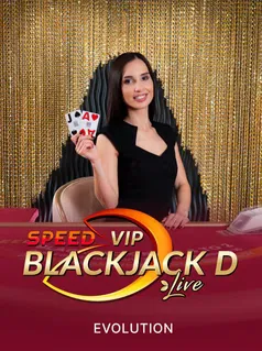 Meja live Speed Vip Blackjack D Live di IDRHoki138
